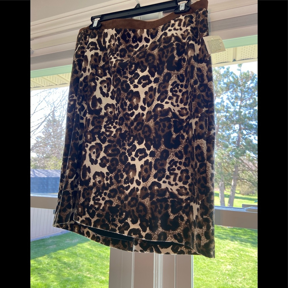 Kelly & Diane Animal Print Skirt